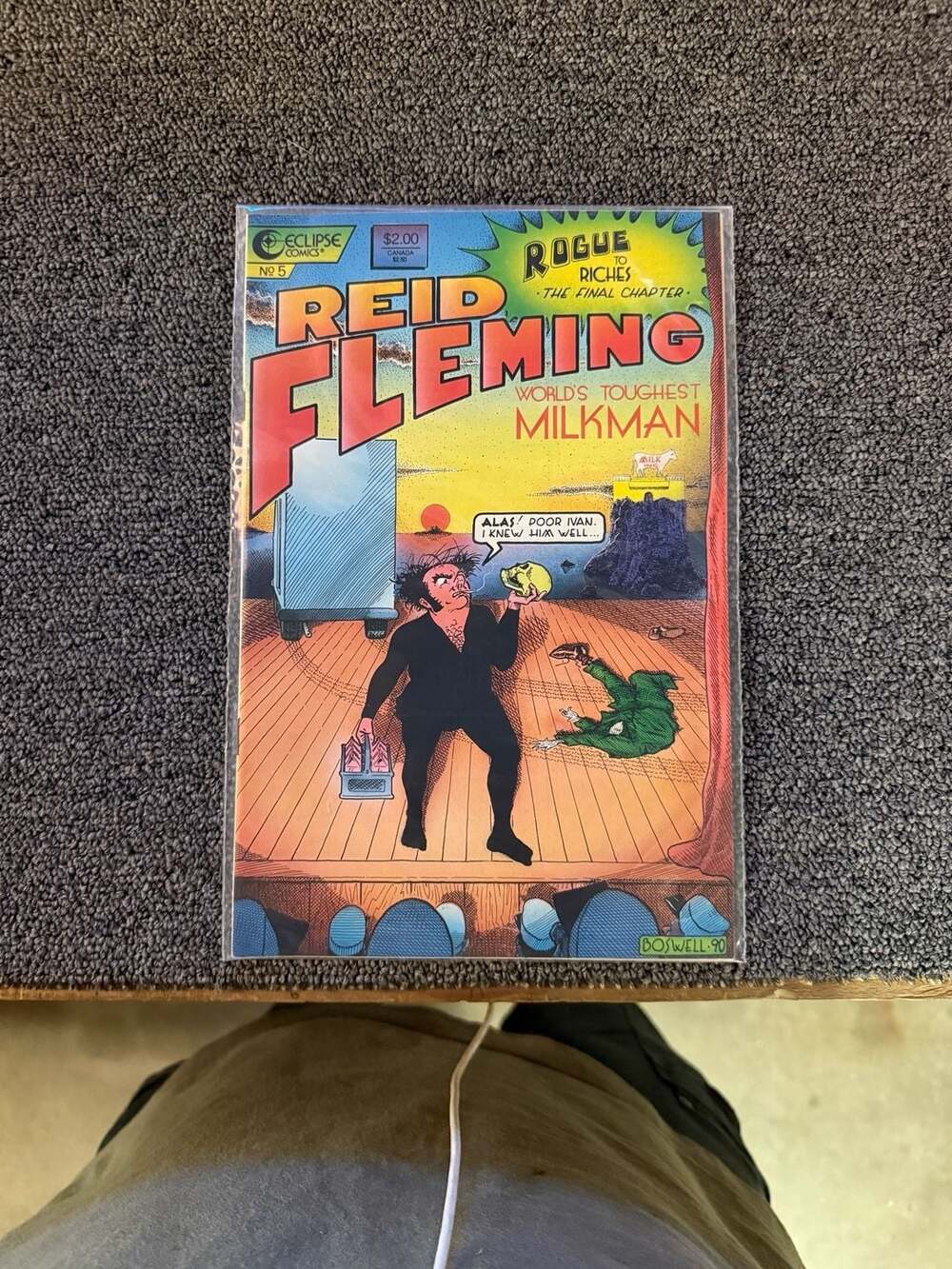 Reid Fleming: World's Toughest Milkman #2 and #5 Comic Book Bundle